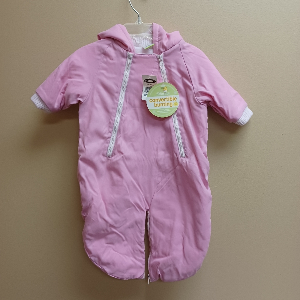New newborn convertible baby bunting